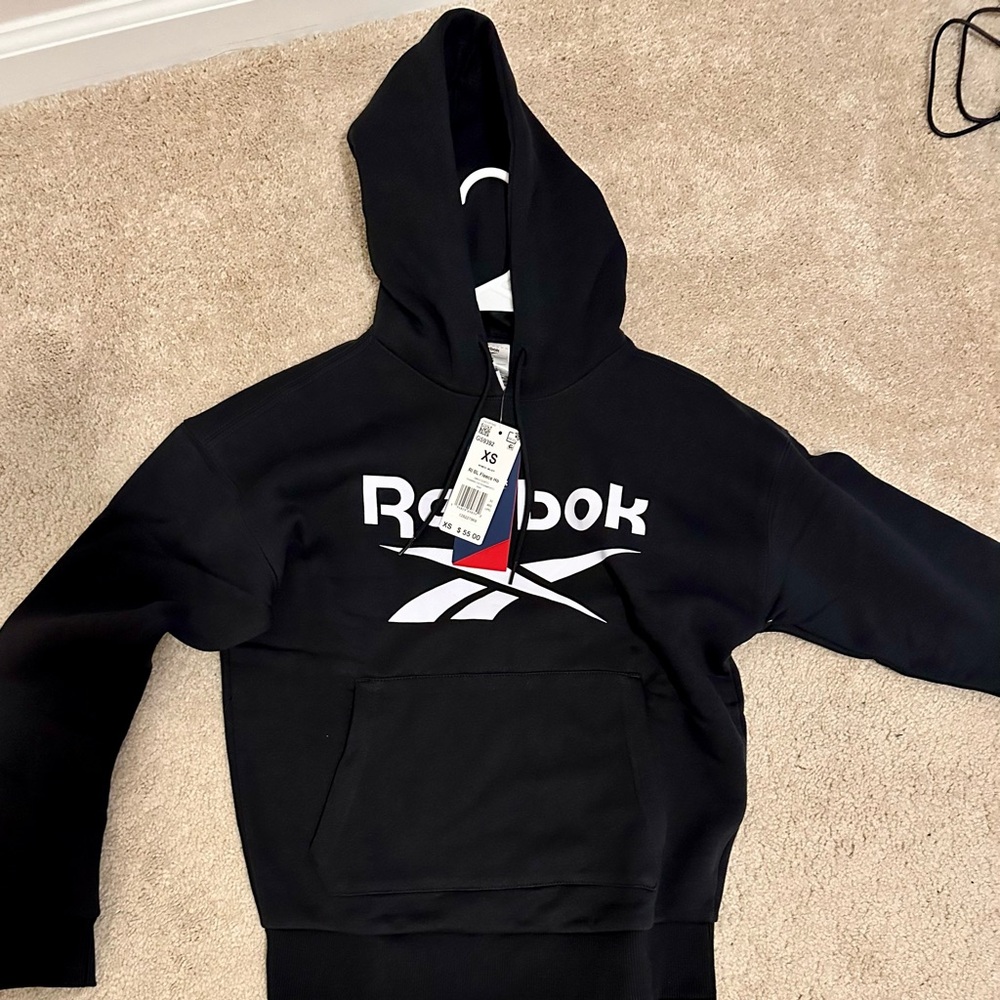 Reebok Black Sweatshirt with Hood
